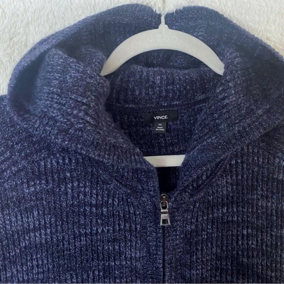 VINCE / Wool-Cashmere Hoodie - Picture 4 of 6